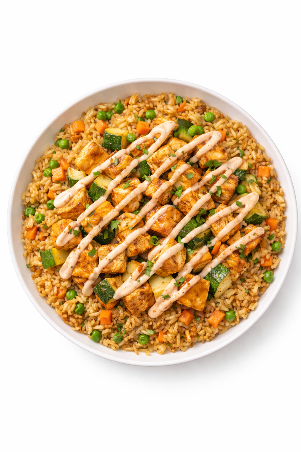 Yum Yum Hibachi Chicken Bowl With Fried Rice